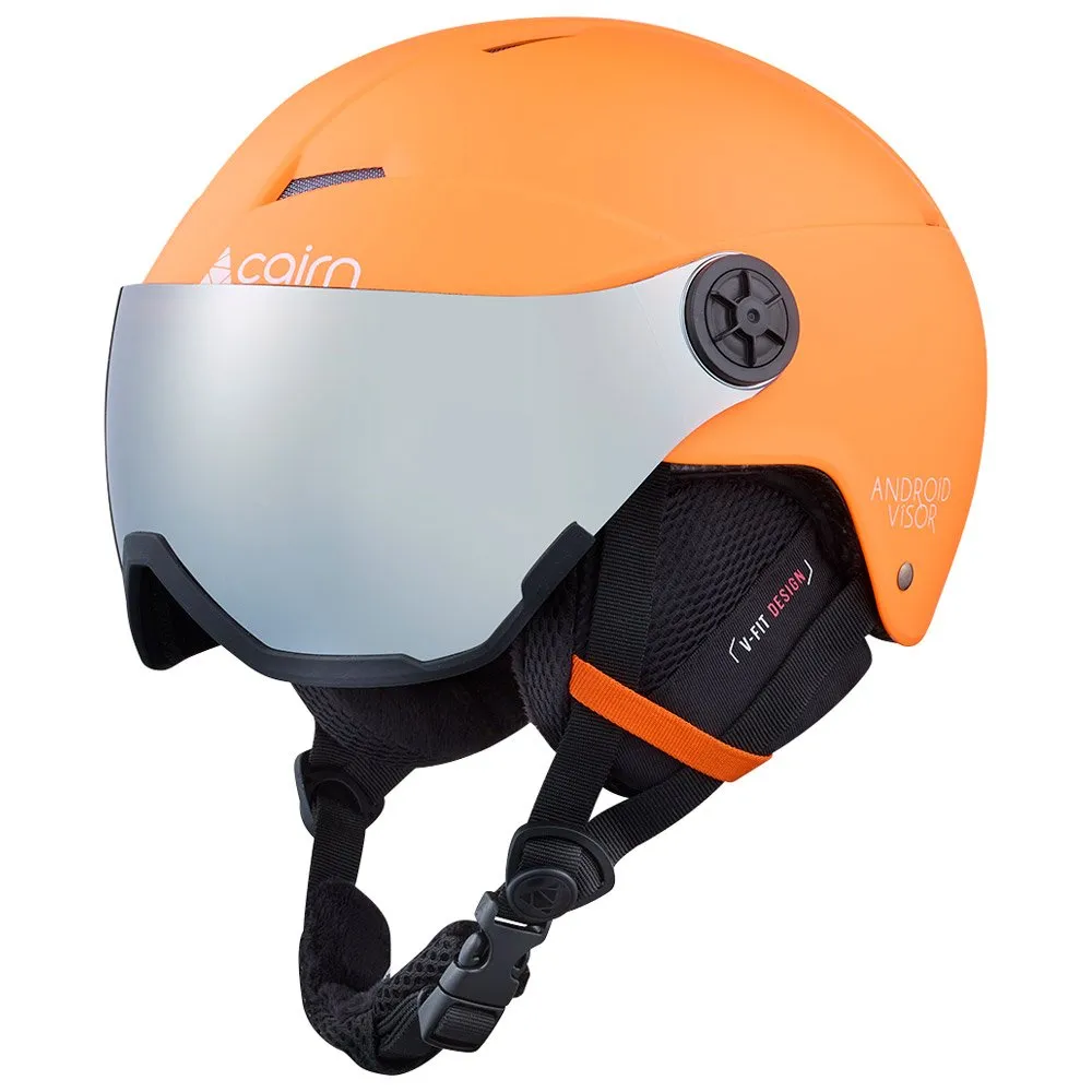 Helmet w/ visor Cairn ---Android Visor Junior Orange