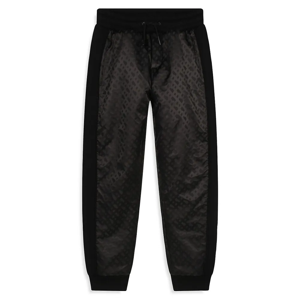 Hugo Boss Boy's Mixed Media Joggers