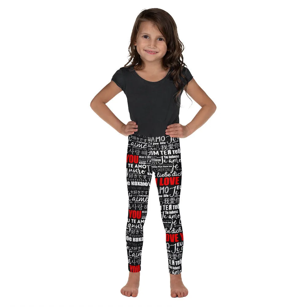 I Love You Kid's Leggings