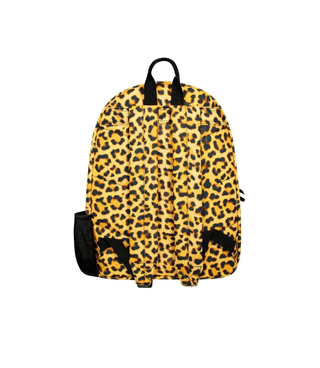 Iconic leopard print backpack one size tan/black/white Hype