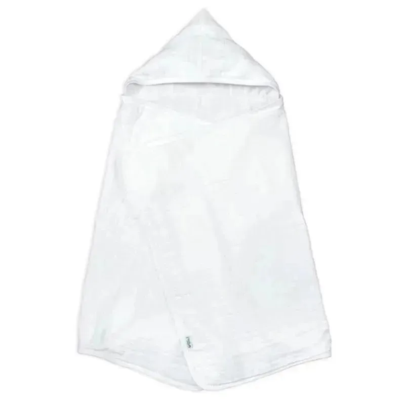 Iplay - Muslin Hooded Towel Made From Organic Cotton, White