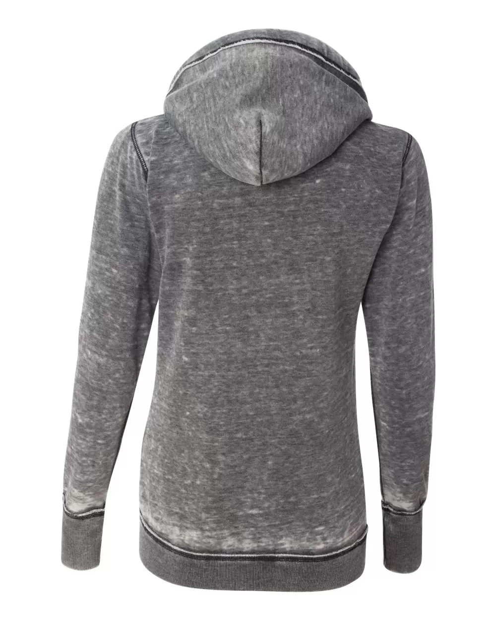 J America 8913 Women's Zen Fleece Full-Zip Hooded Sweatshirt SKU: 8913