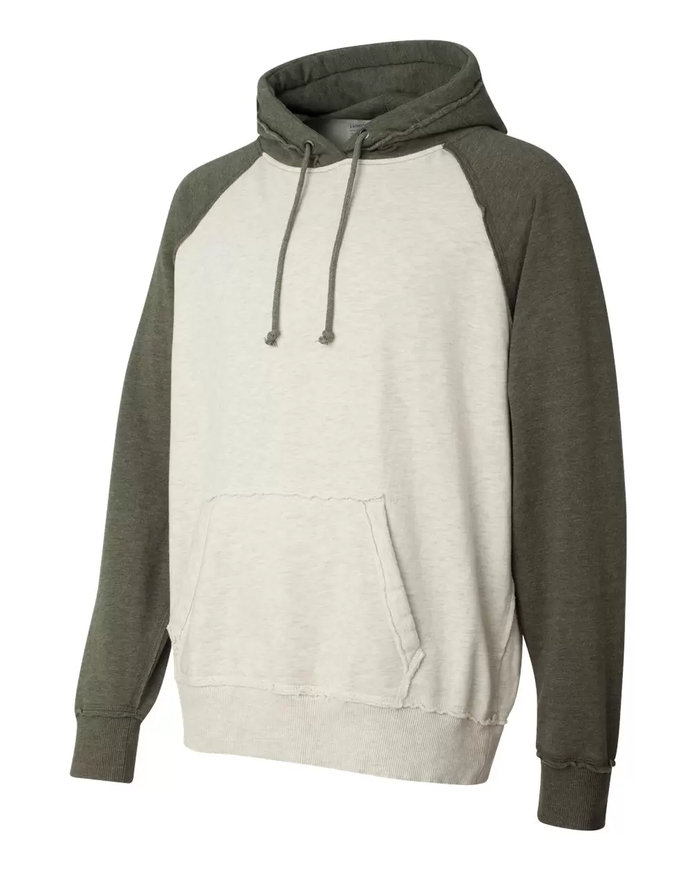 J8885 J-America Adult Vintage Heather Hooded Fleece SKU: J8885