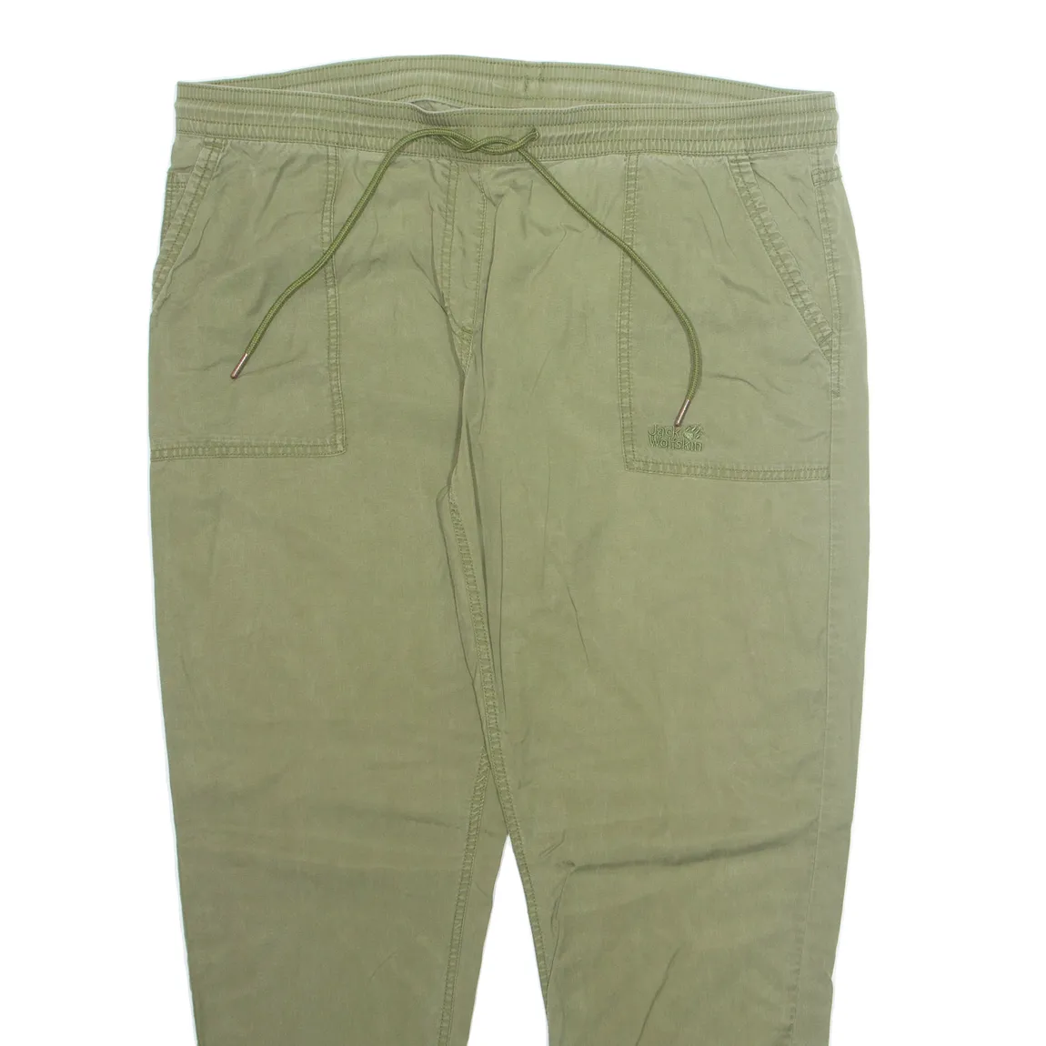 JACK WOLFSKIN Womens Trousers Green Regular Tapered W40 L29