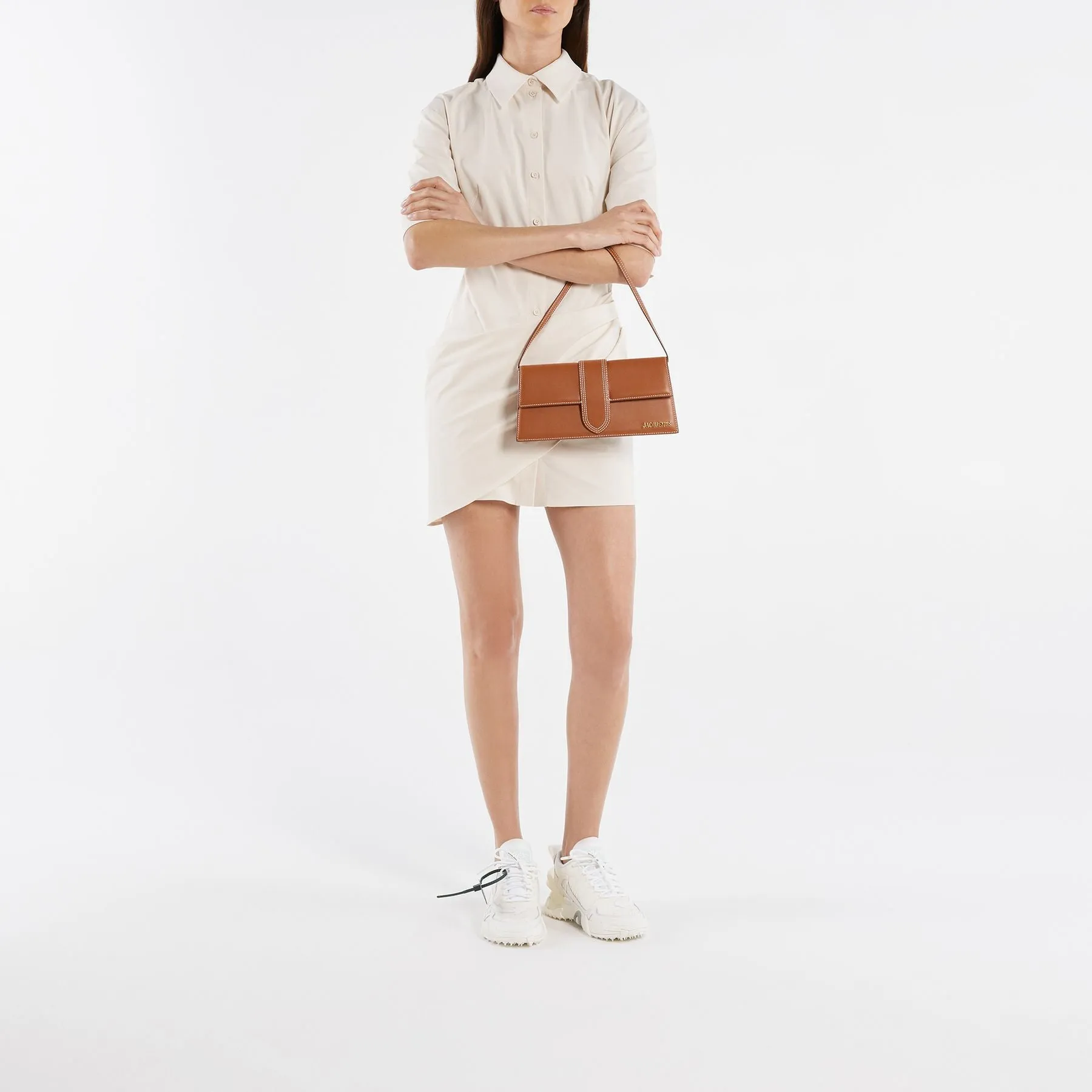 Jacquemus  Le Bambino Long Bag - Jacquemus - Light Brown - Leather