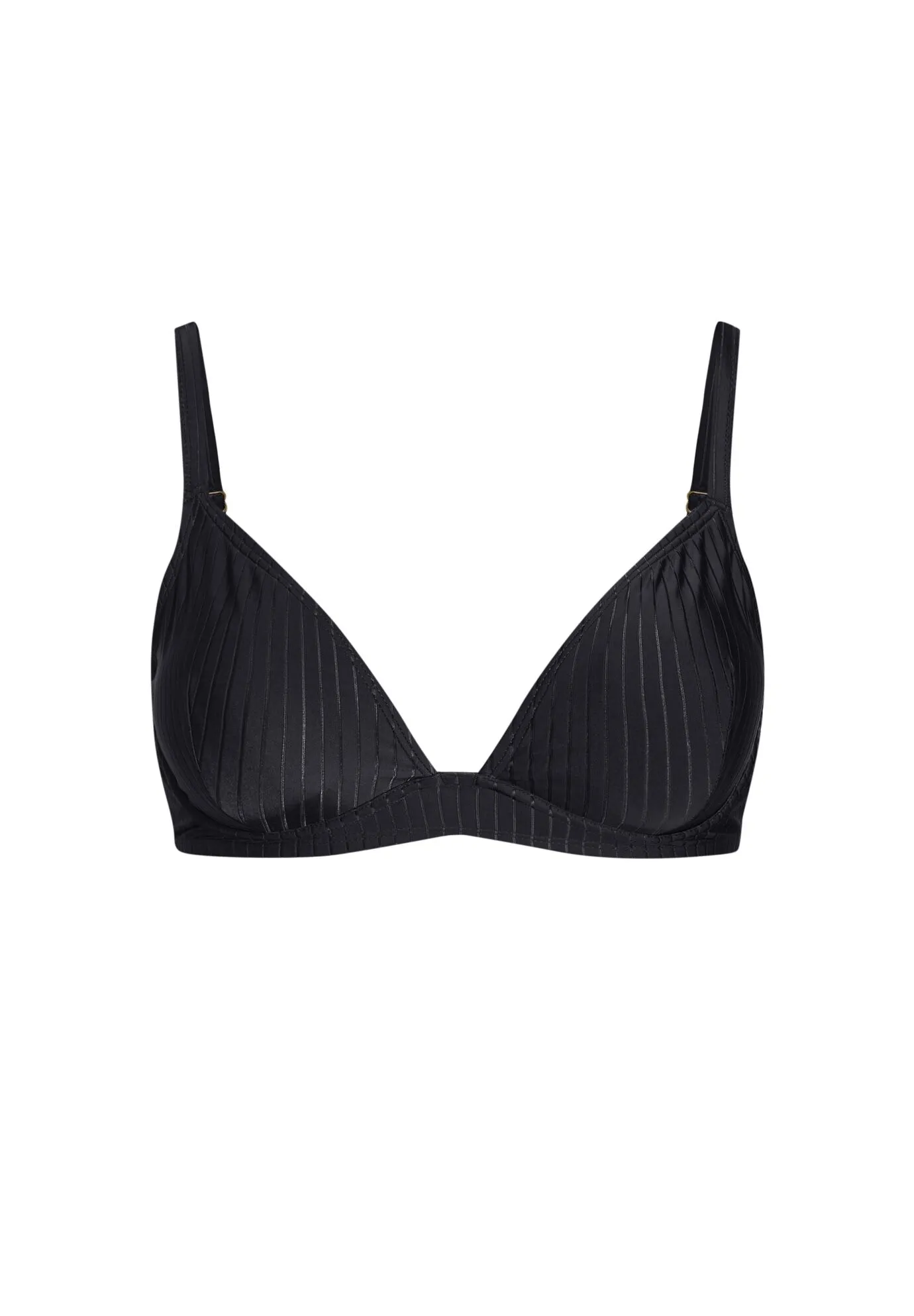 Java Longline Underwire Bikini Top - black