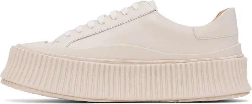 Jil Sander Off-White Vulcanized Sneakers