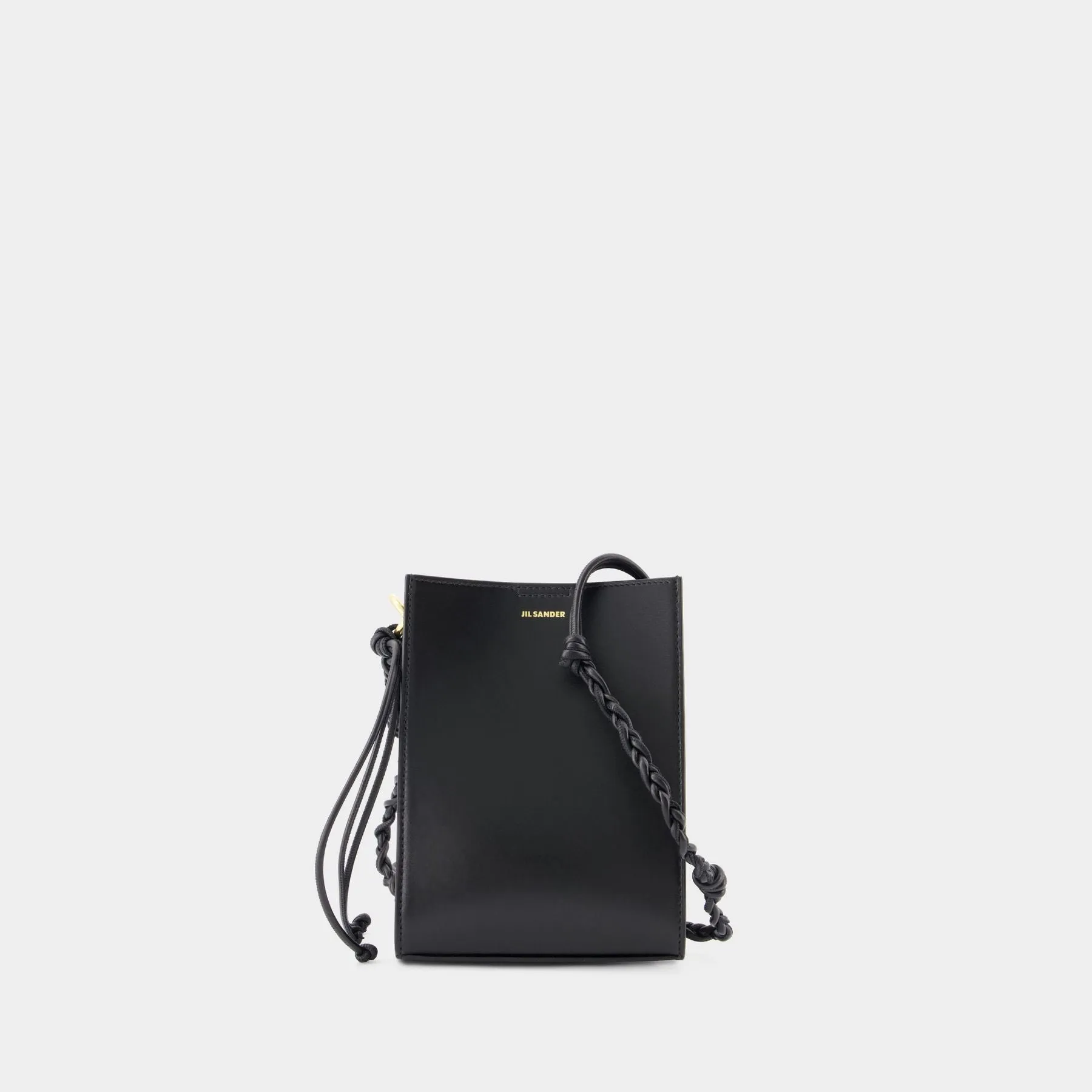 Jil Sander  Tangle Ring Shoulder Bag - Jil Sander - Leather - Black