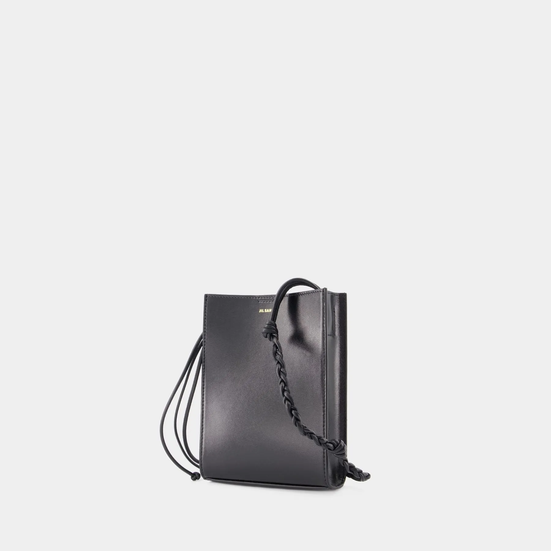 Jil Sander  Tangle Ring Shoulder Bag - Jil Sander - Leather - Black