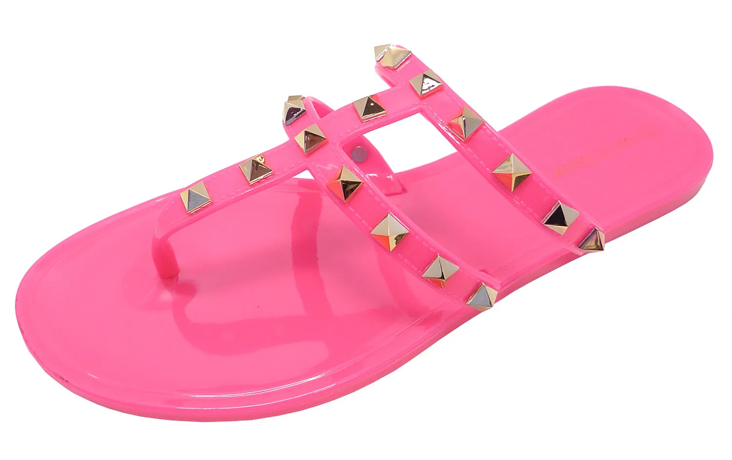 JOANIE-245 DOUBLE-STRAP ANKLE STRAPPY DESIGNER JELLY SANDALS