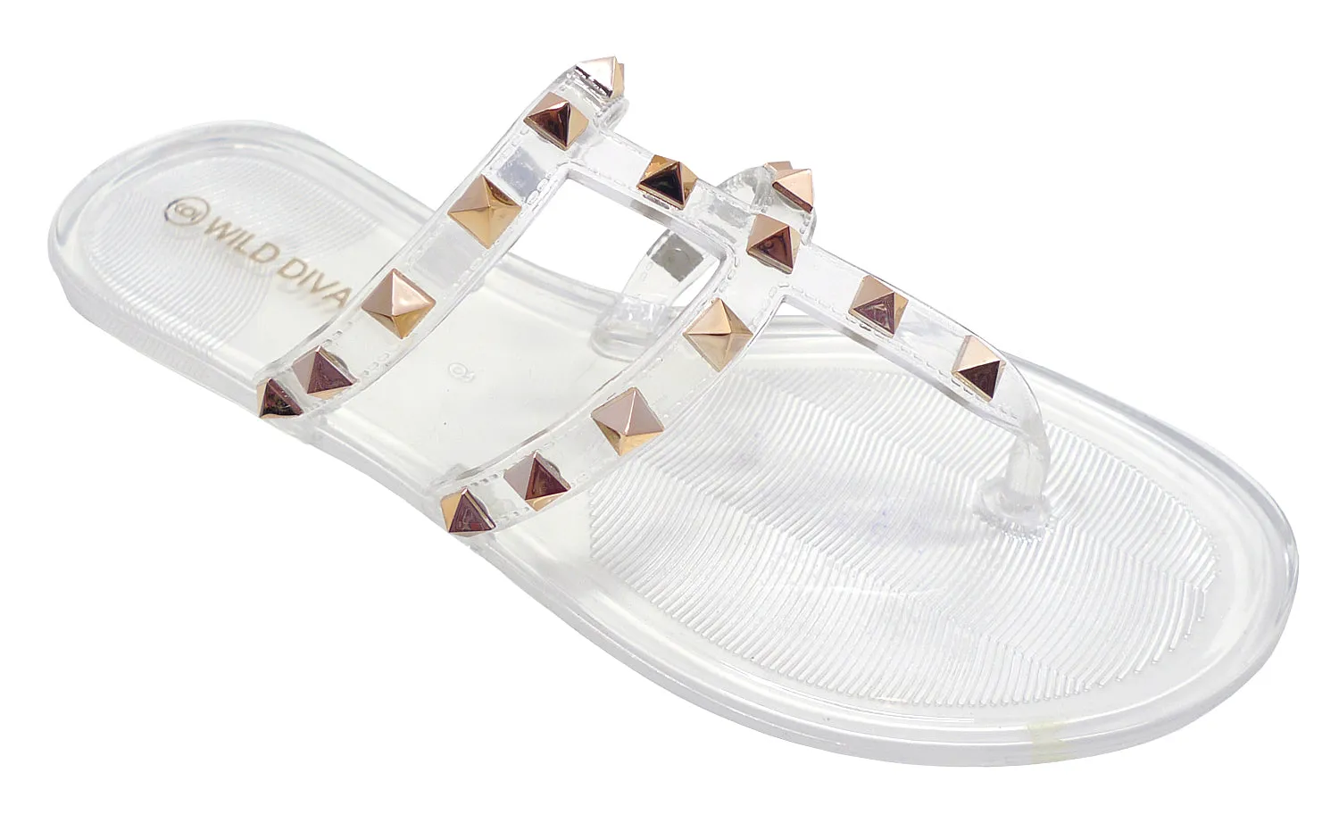 JOANIE-245 DOUBLE-STRAP ANKLE STRAPPY DESIGNER JELLY SANDALS