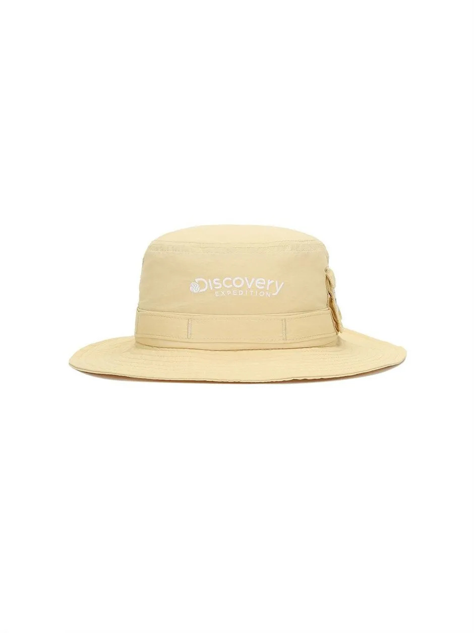 [KIDS] Mountain Label Brim Hat Beige