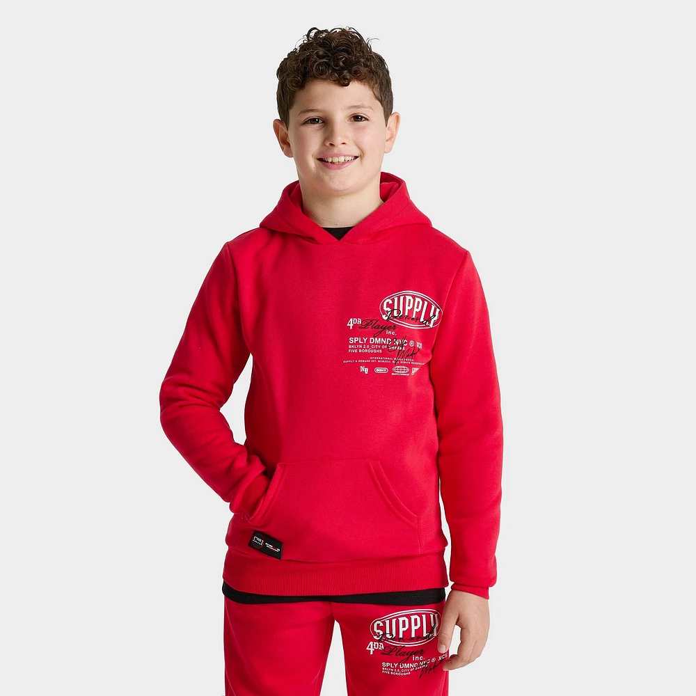 Kids' Supply & Demand Targon Back Hit Pullover Hoodie