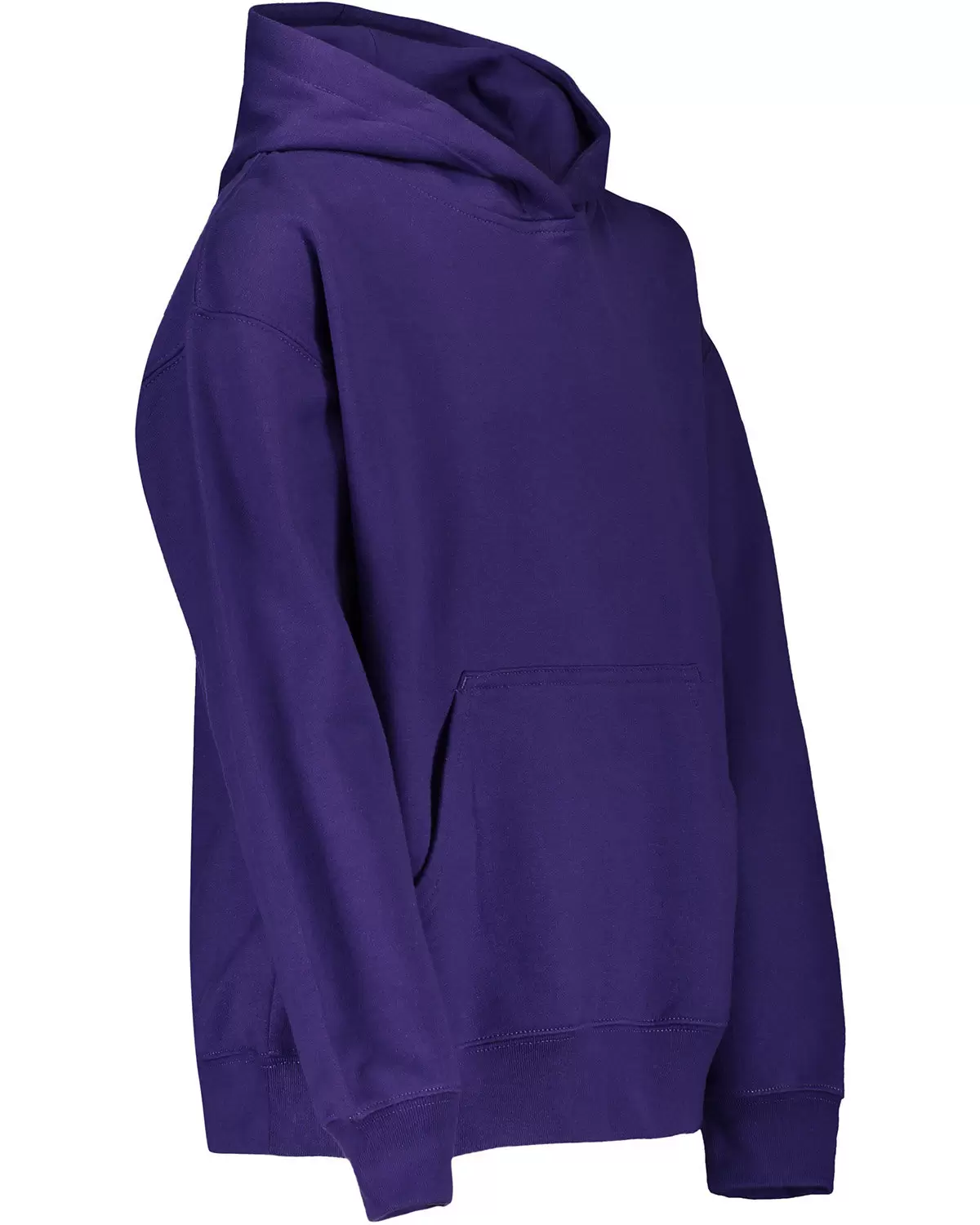 L2296 LA T Youth Fleece Hooded Pullover Sweatshirt with Pouch Pocket SKU: L2296