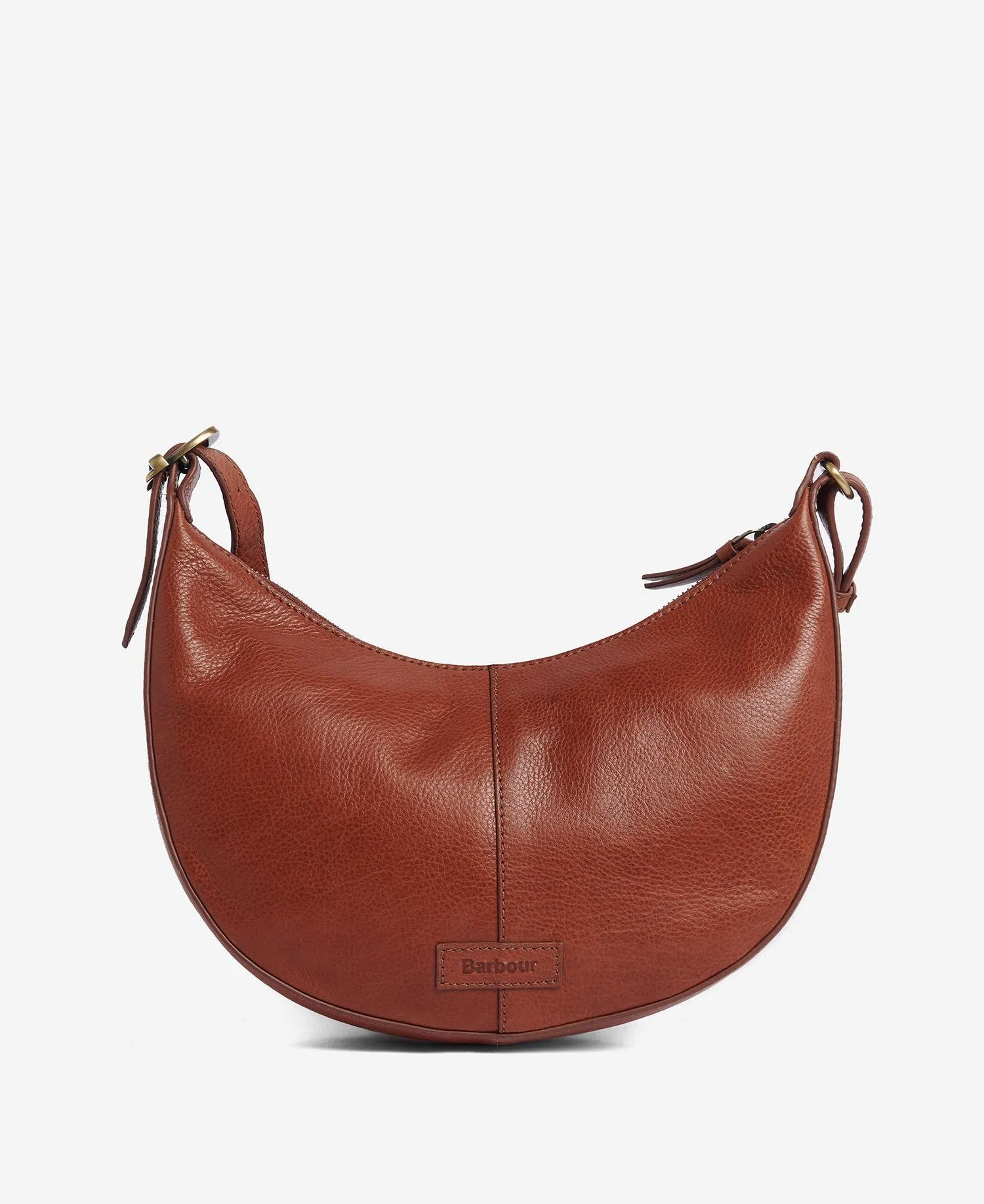  Laire Leather Half-Moon Bag     