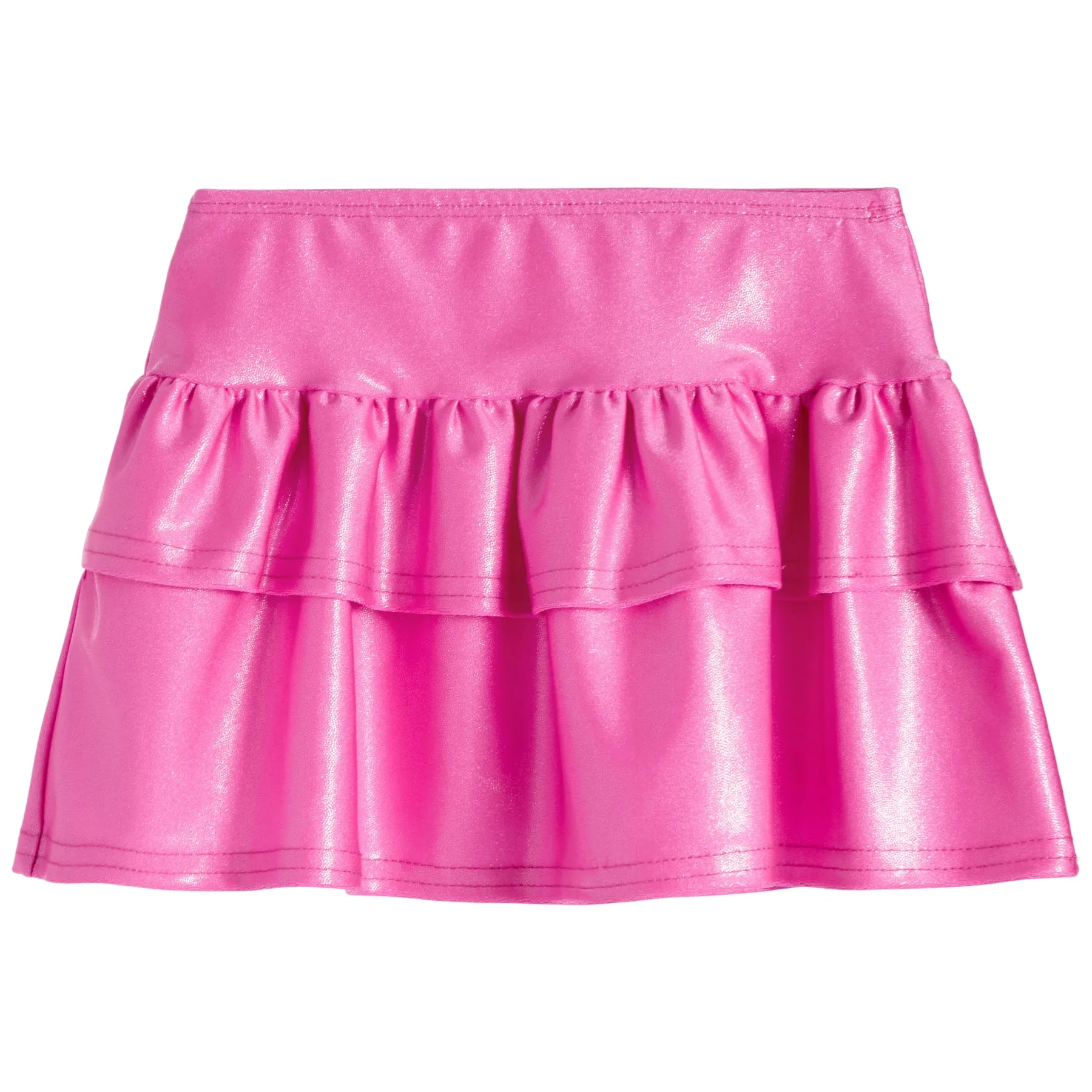 Lame Ruffle Skirt