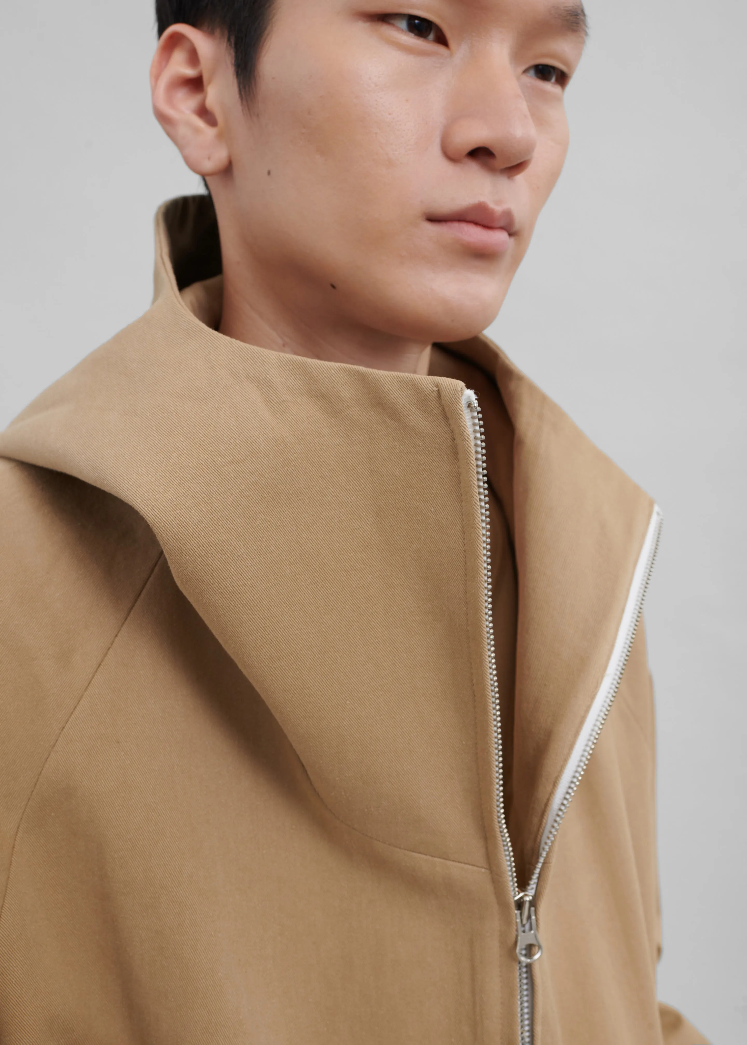 Lauri Hooded Jacket - Beige