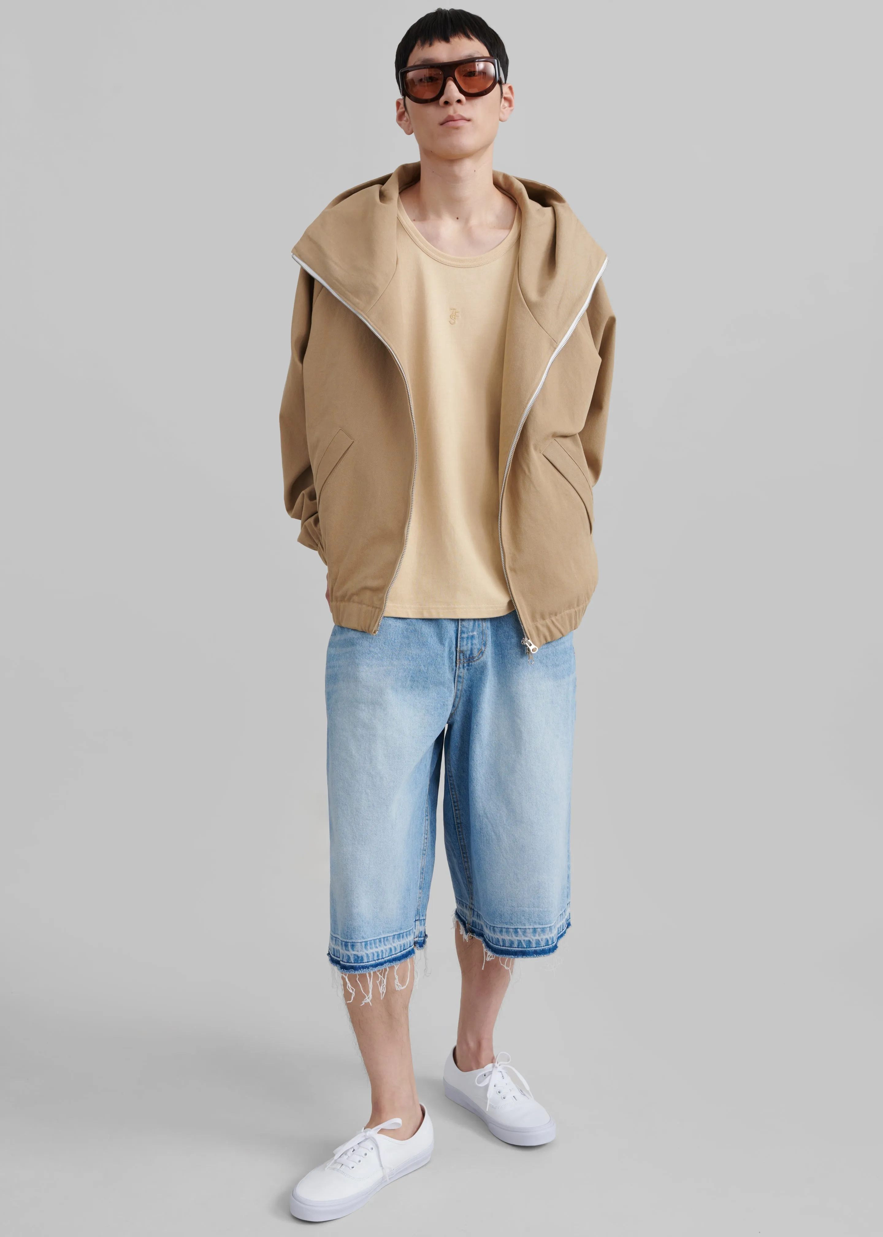 Lauri Hooded Jacket - Beige