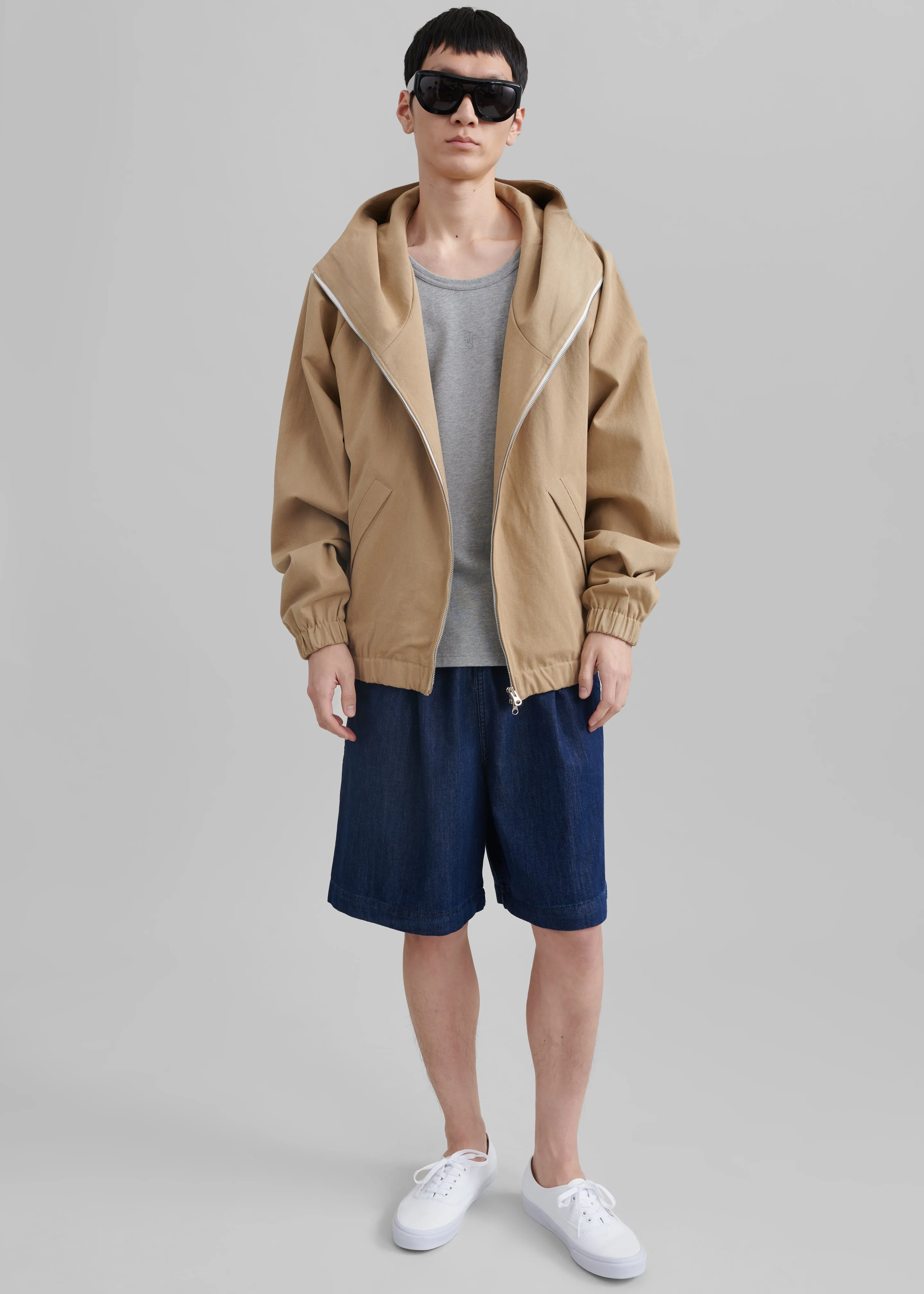 Lauri Hooded Jacket - Beige