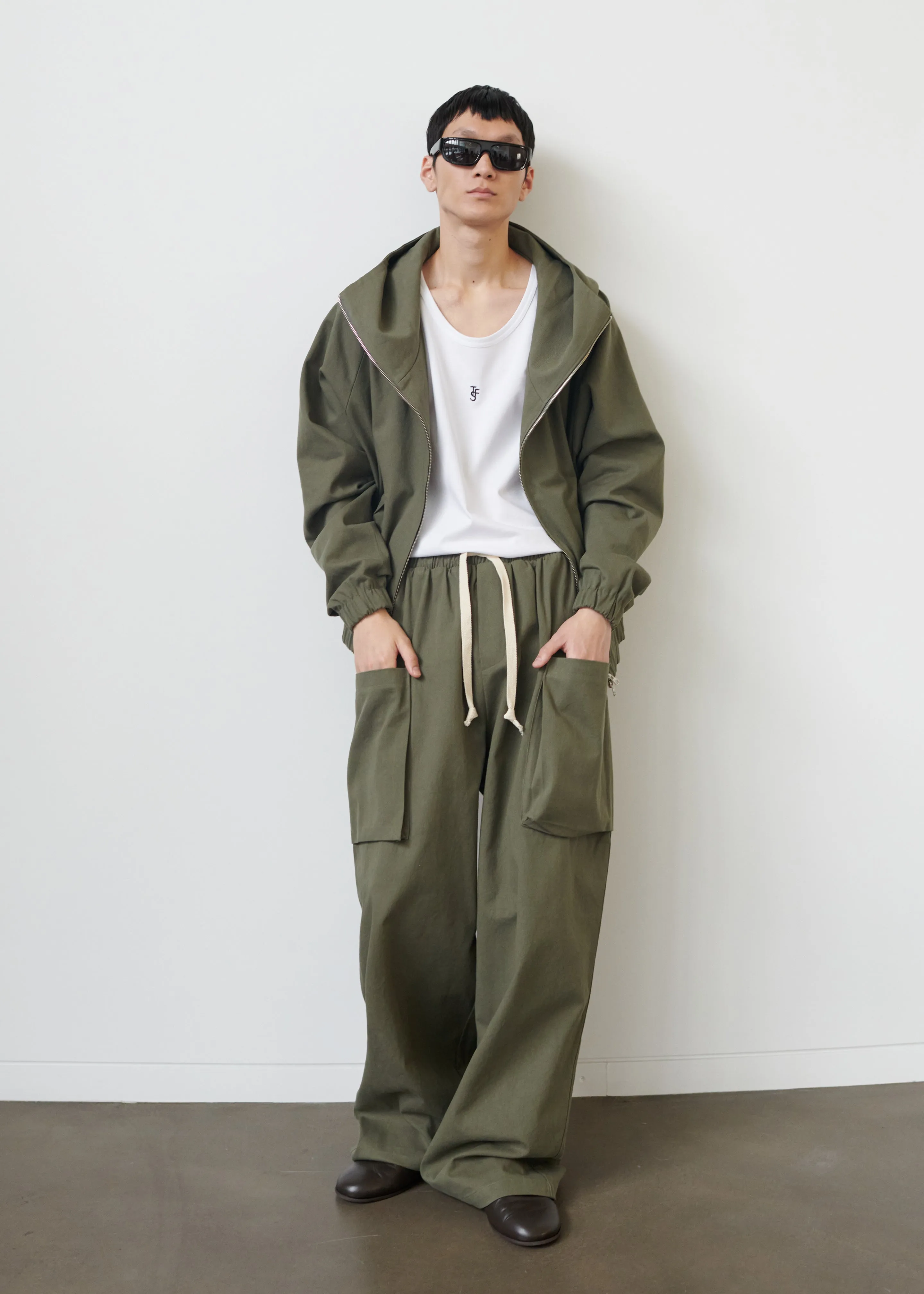 Lauri Hooded Jacket - Khaki