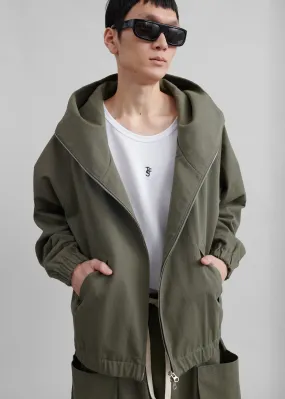 Lauri Hooded Jacket - Khaki