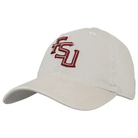 Legacy FSU Adjustable Relaxed Twill Hat - Stone