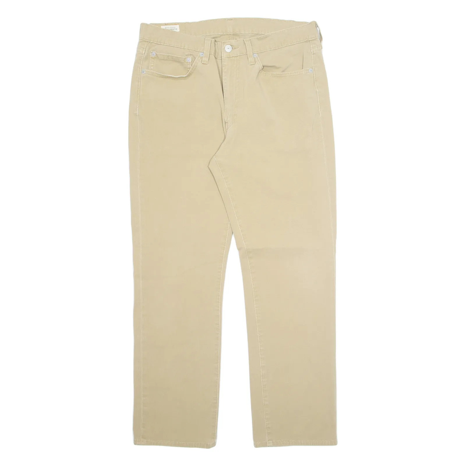 LEVI'S 514 Mens Trousers Beige Regular Straight W34 L30