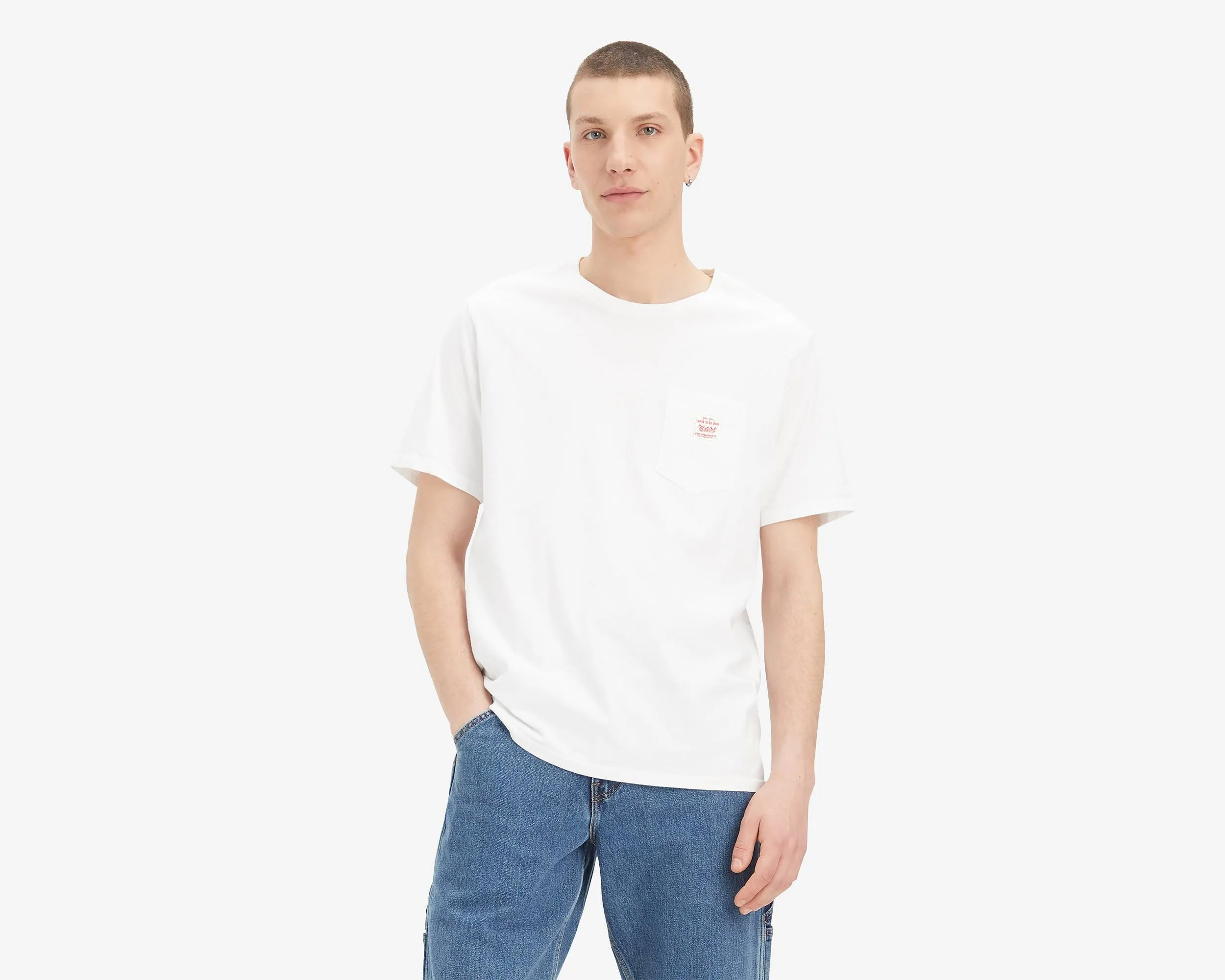 Levis Men's Workwear T-Shirt Bright White