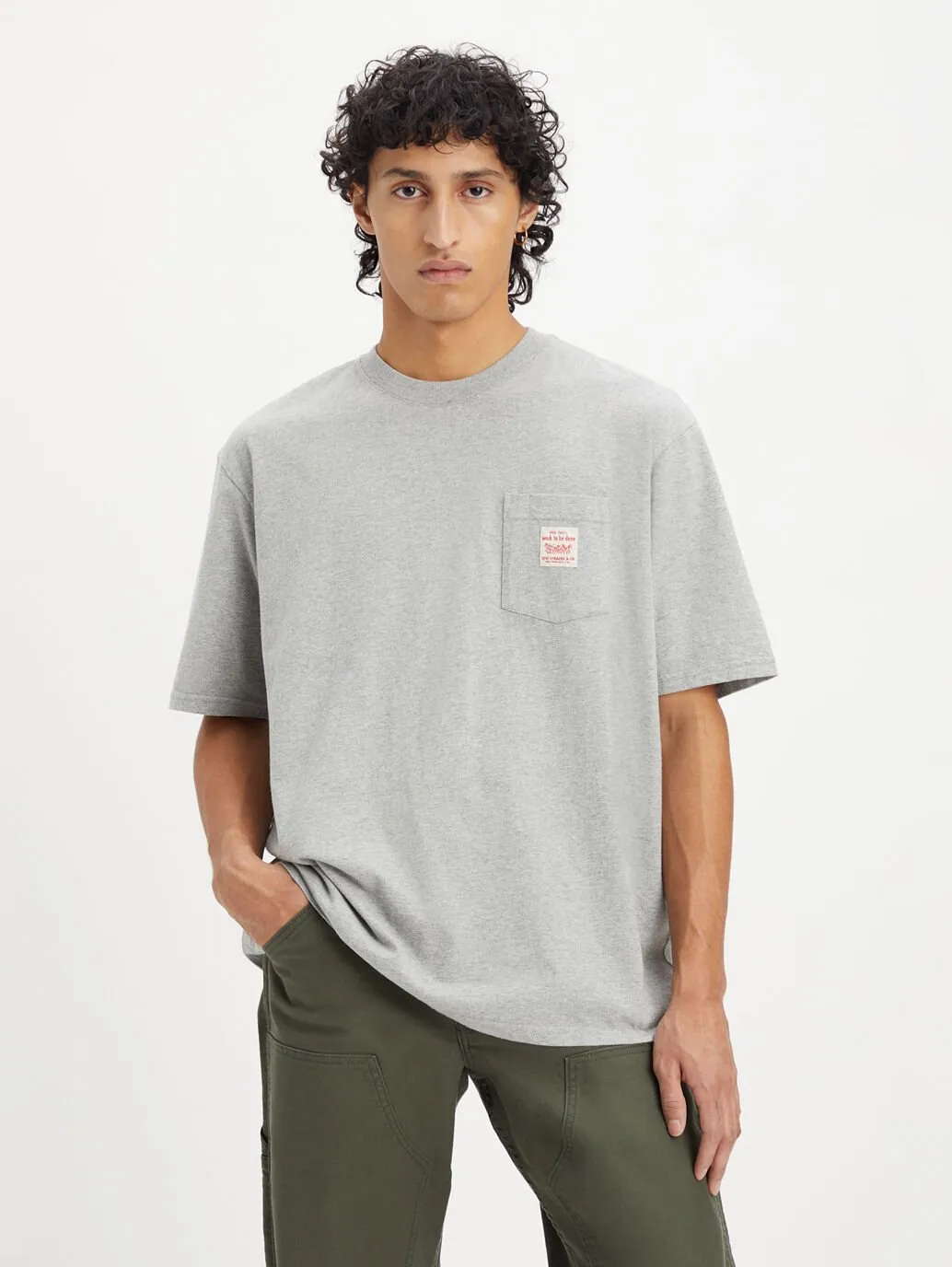 Levi's Workwear T-Shirt Midtone Grey Heather