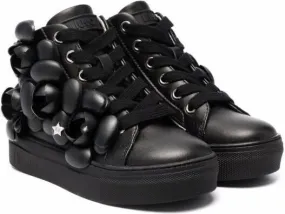 Liu Jo Kids Alicia 133 3D floral detail sneakers Black