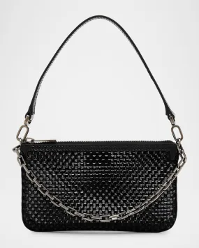 Loubila Mini Mesh Strass Shoulder Bag