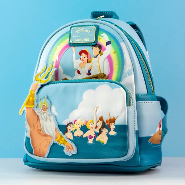 Loungefly x Disney The Little Mermaid Triton's Gift Mini Backpack