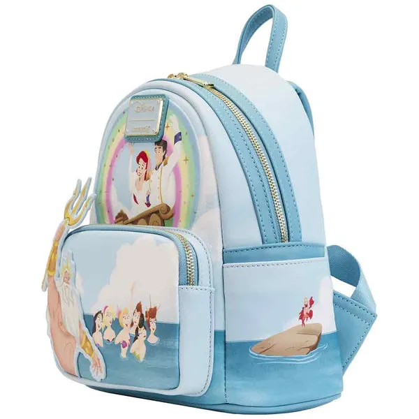 Loungefly x Disney The Little Mermaid Triton's Gift Mini Backpack