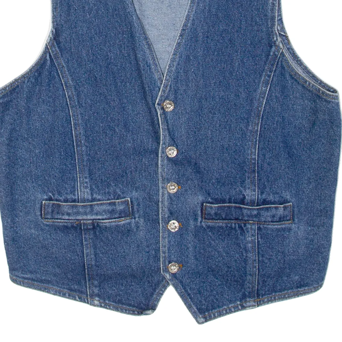 MARCIANO Mens Denim Waistcoat Blue S