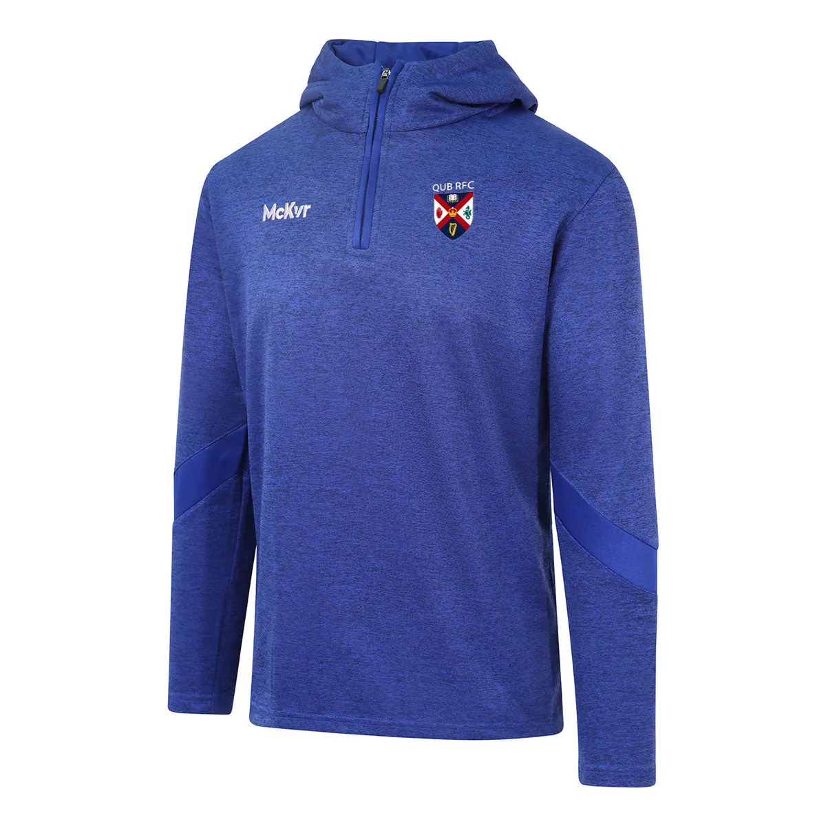 Mc Keever QUB RFC Core 22 1/4 Zip Hoodie - Adult - Royal