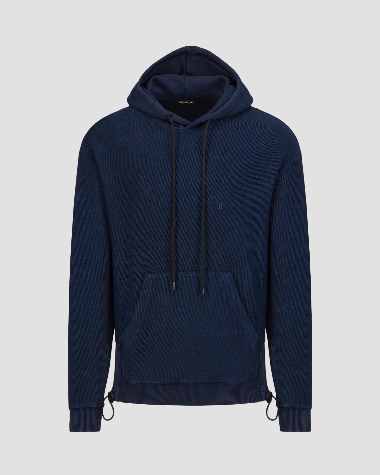 Men's navy blue hoodie Dondup Fleece  UF697-890