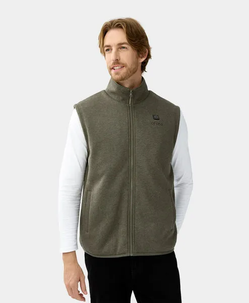 Men's Heated Fleece Vest - New Colors