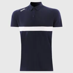 Men's Aspire Polo Shirt Marine / White