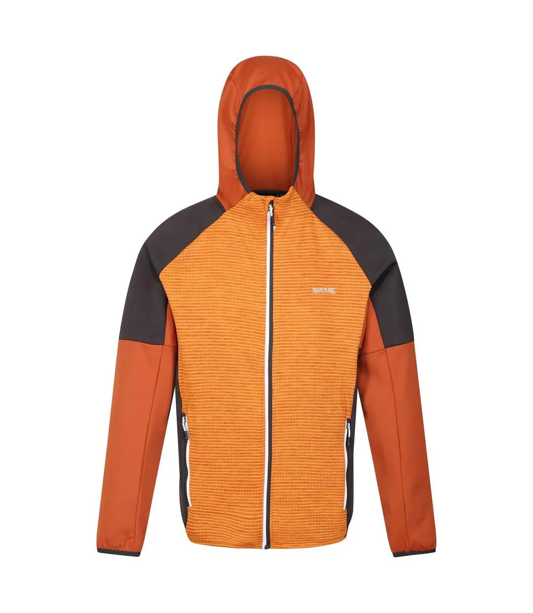 Mens attare ii extol stretch hooded jacket orange pepper/burnt copper Regatta