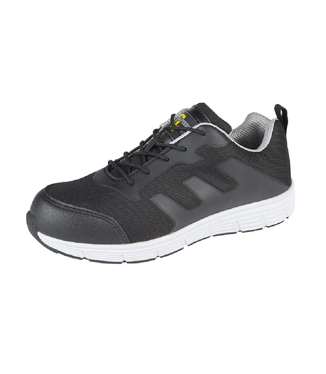 Mens steel toe safety trainers black/grey Grafters