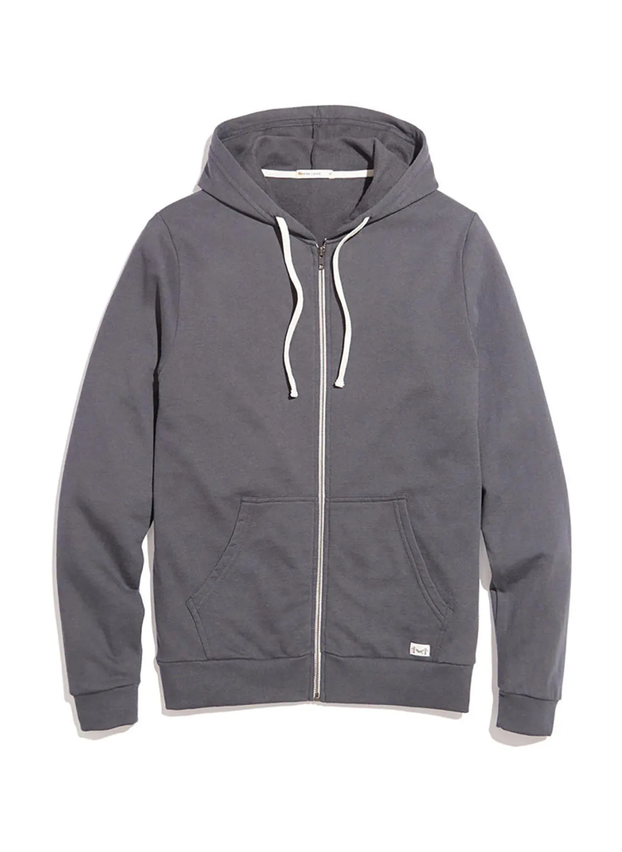 Men's Marine Layer Asphalt Grey Afternoon Zip Hoodie MLHZR