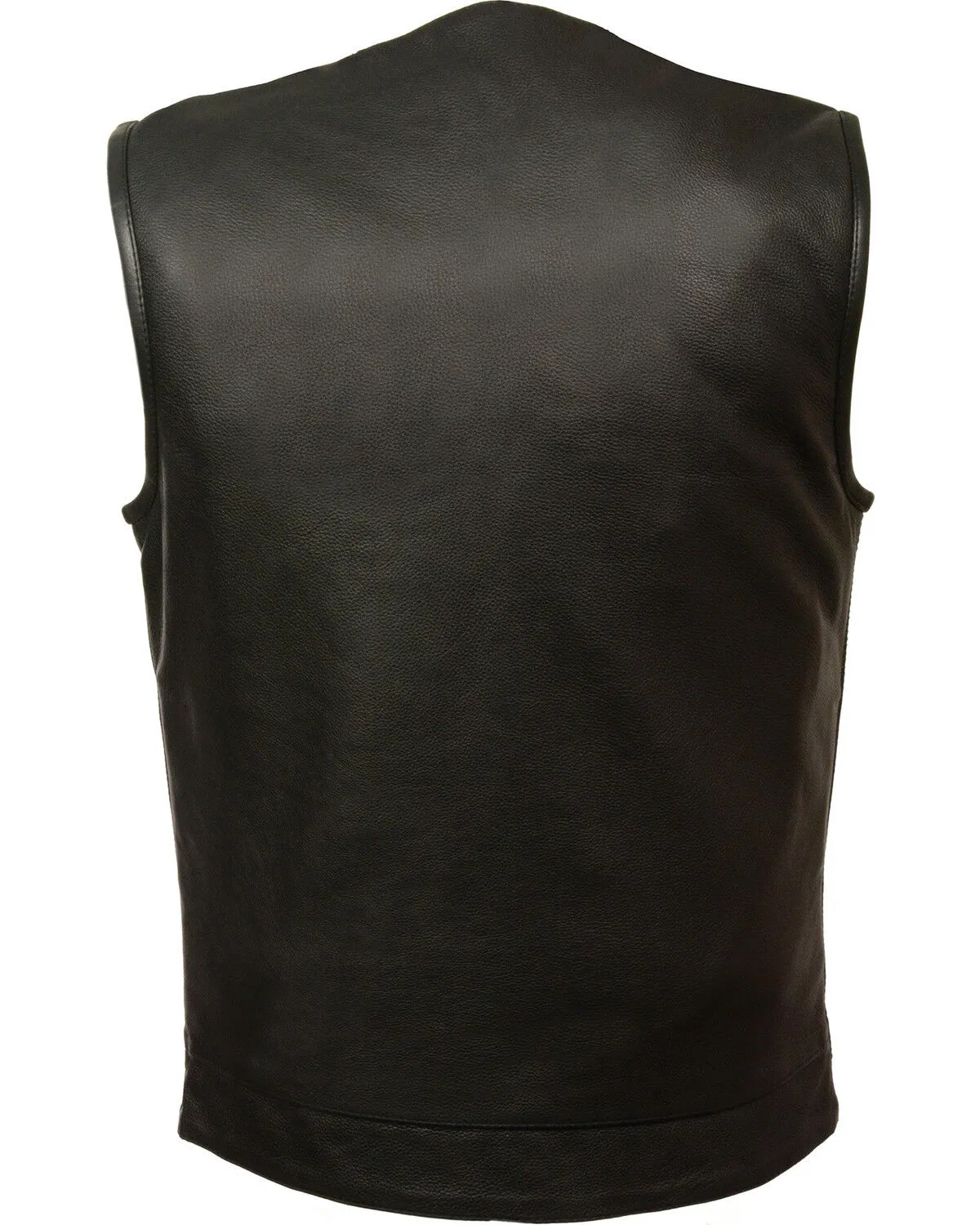 Milwaukee Leather Men's Collarless Club Style Vest - Big 3X