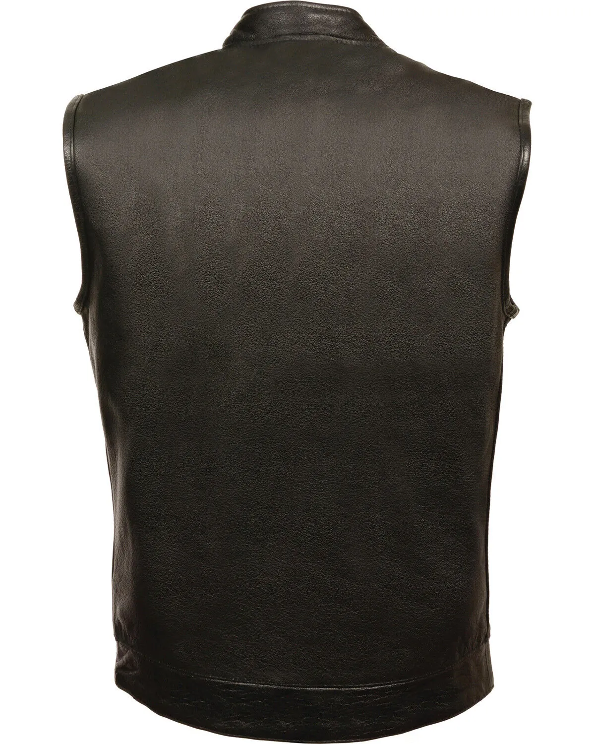 Milwaukee Leather Men's Open Neck Club Style Vest - 3X