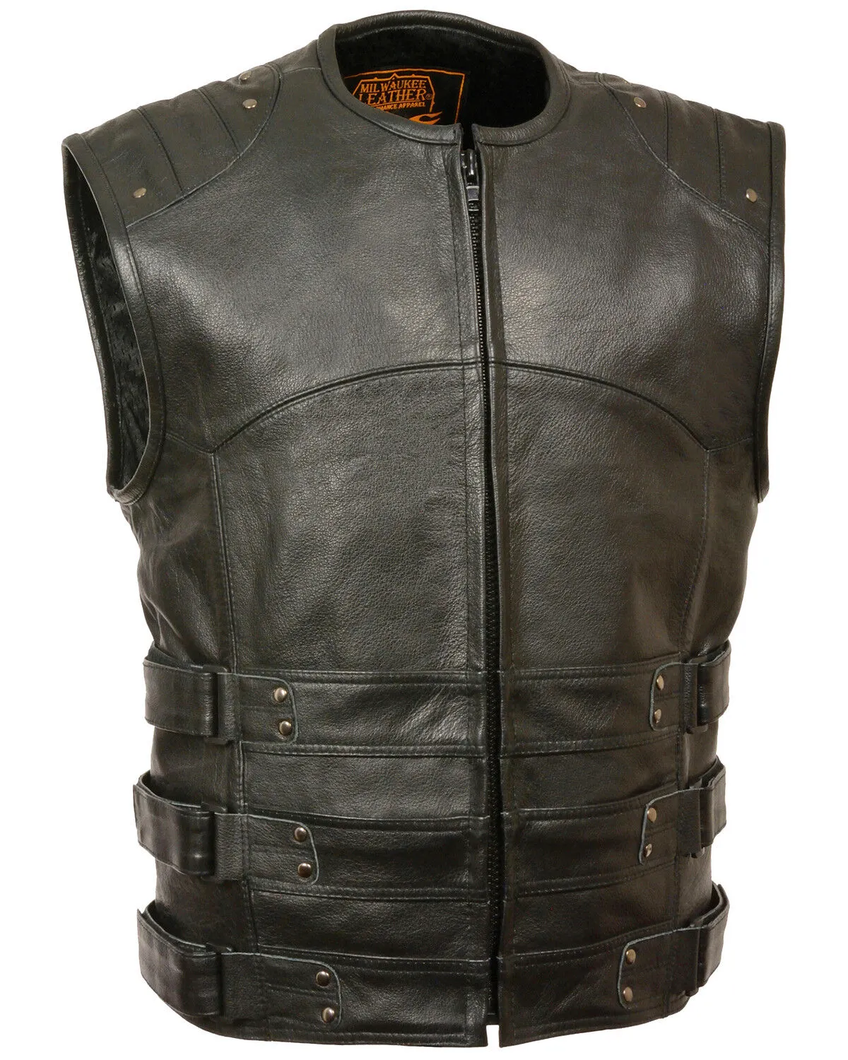 Milwaukee Leather Men's Updated SWAT Style Biker Vest - 3X