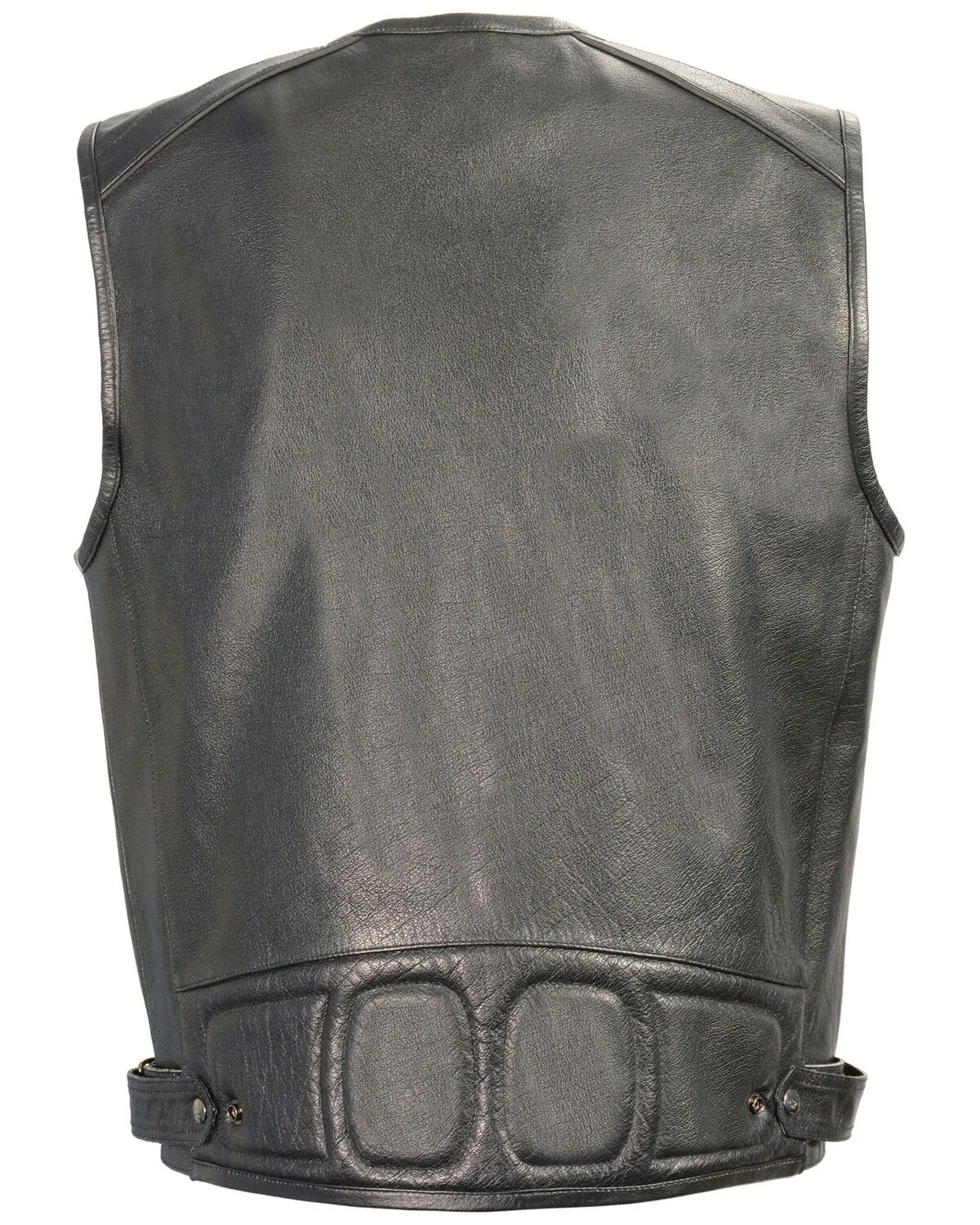 Milwaukee Leather Men's Zipper Front Super Utility Multi Pocket Vest