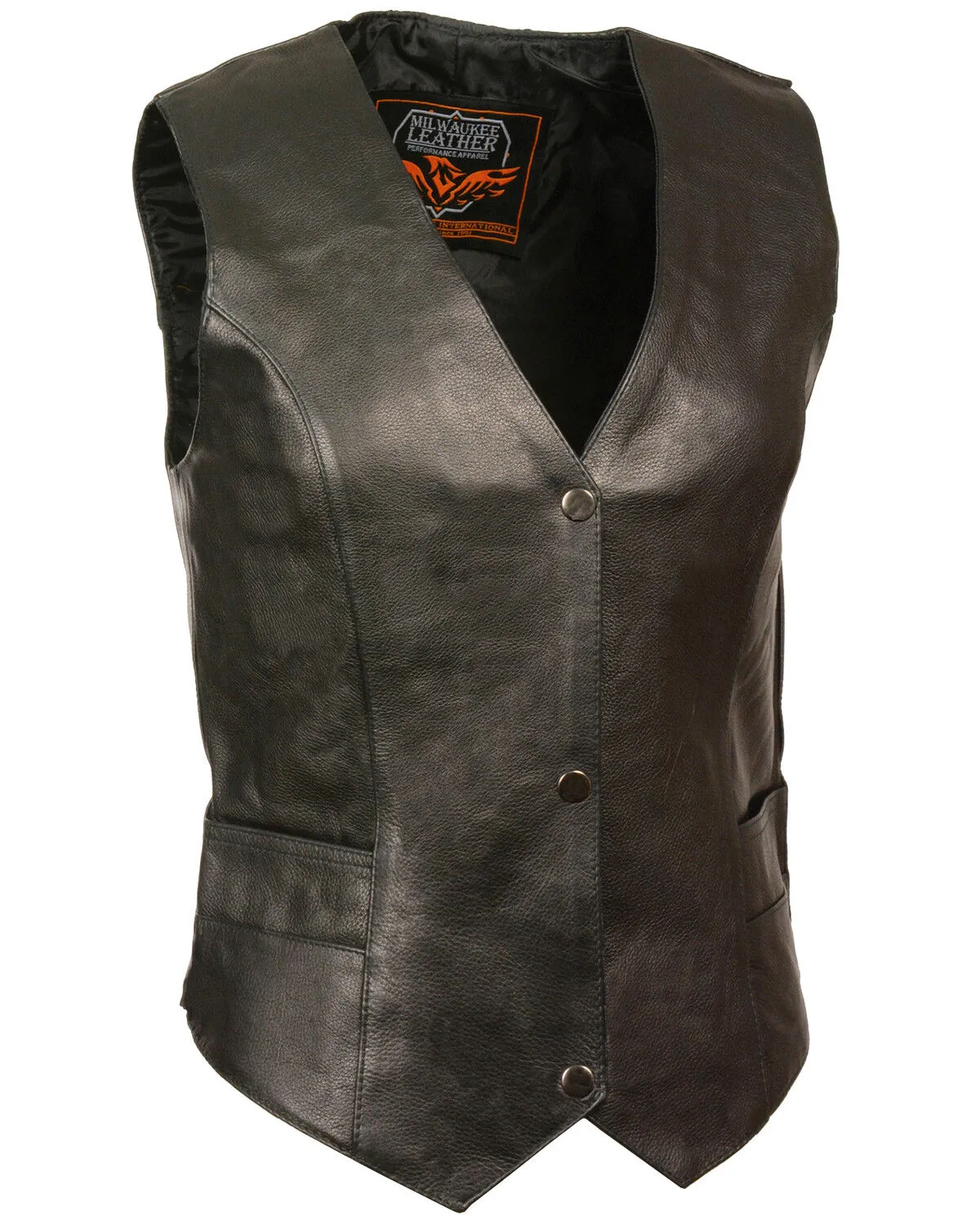 Milwaukee Leather Women's Classic Snap Front Vest - 5X