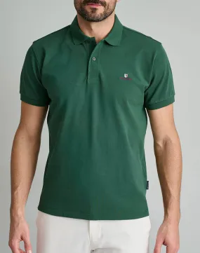 NAVY&GREEN POLO SHIRT-CUSTOM FIT