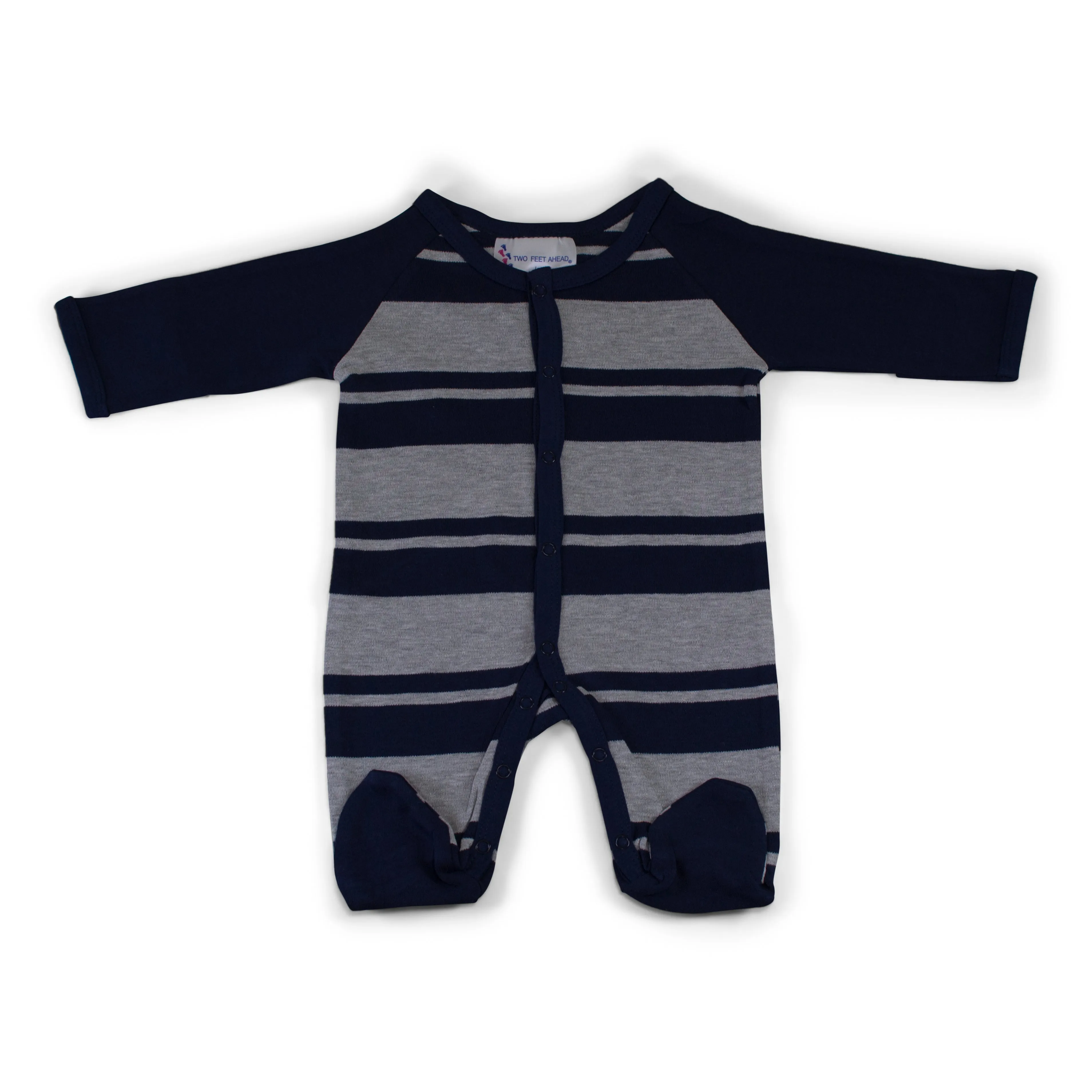 NEBRASKA Infant Rugby Footed Romper