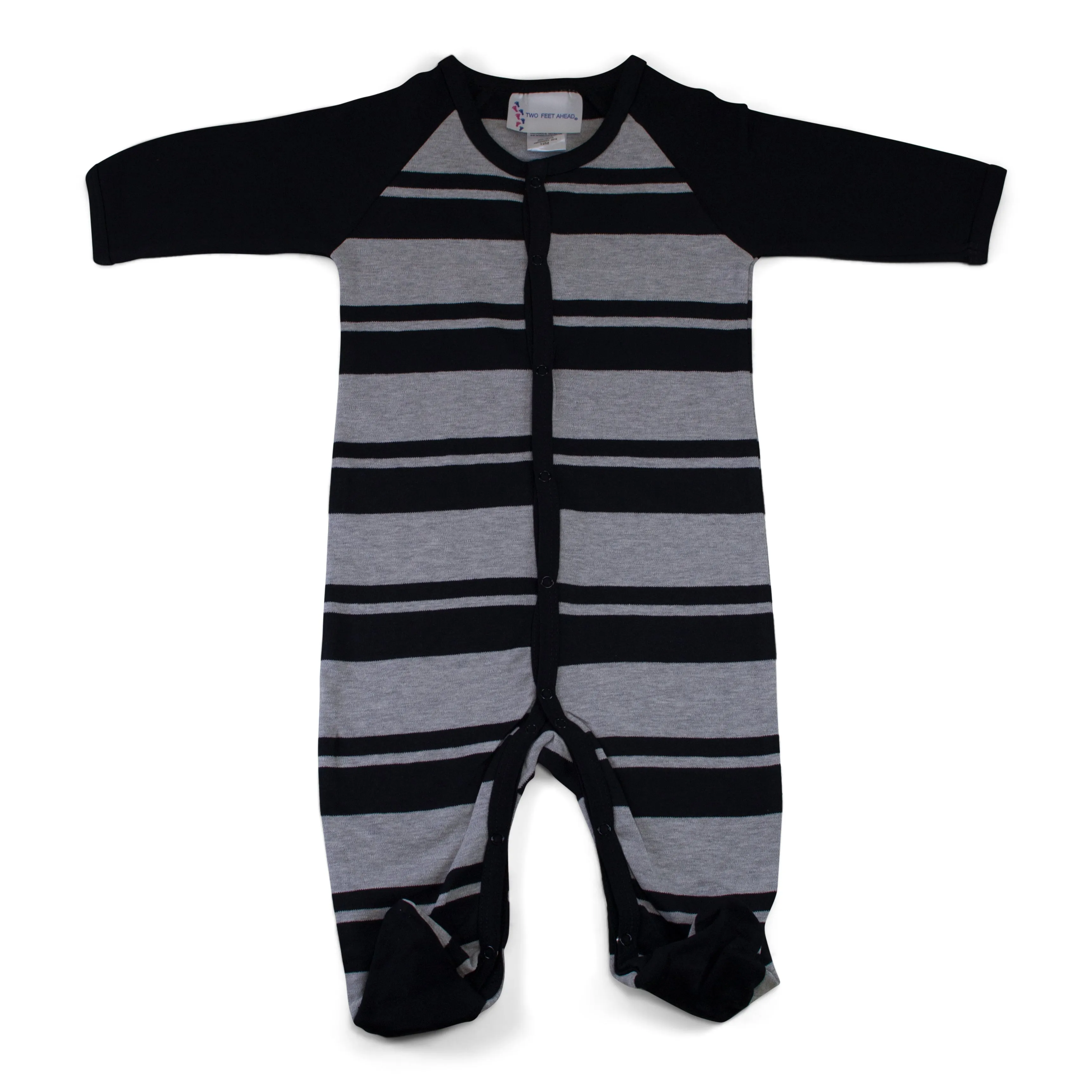 NEBRASKA Infant Rugby Footed Romper