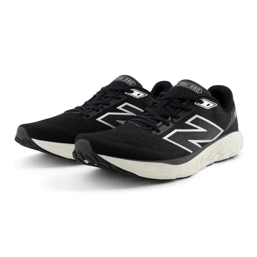 New Balance Men's M880B14 Running Shoe Black/Sea Salt/Sil